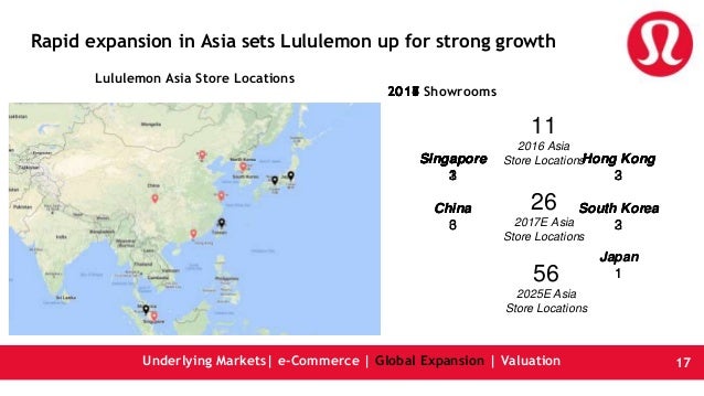 lululemon international locations
