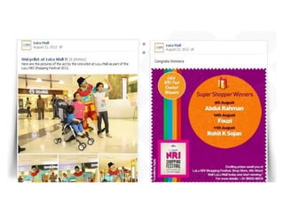 Social Media Case Study : Lulu mall   