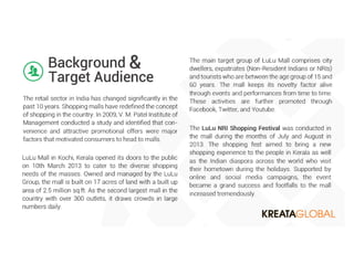 Social Media Case Study : Lulu mall   