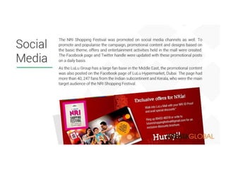 Social Media Case Study : Lulu mall   