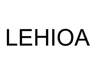 LEHIOA 