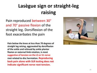 Lassague LUMBAR DISC HERNIATION CAMPBELLS ORTHOPEDIC | PPTX