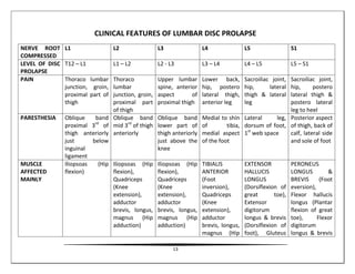 Disc Prolapse Classification Lumbar disc prolapse | DOCX