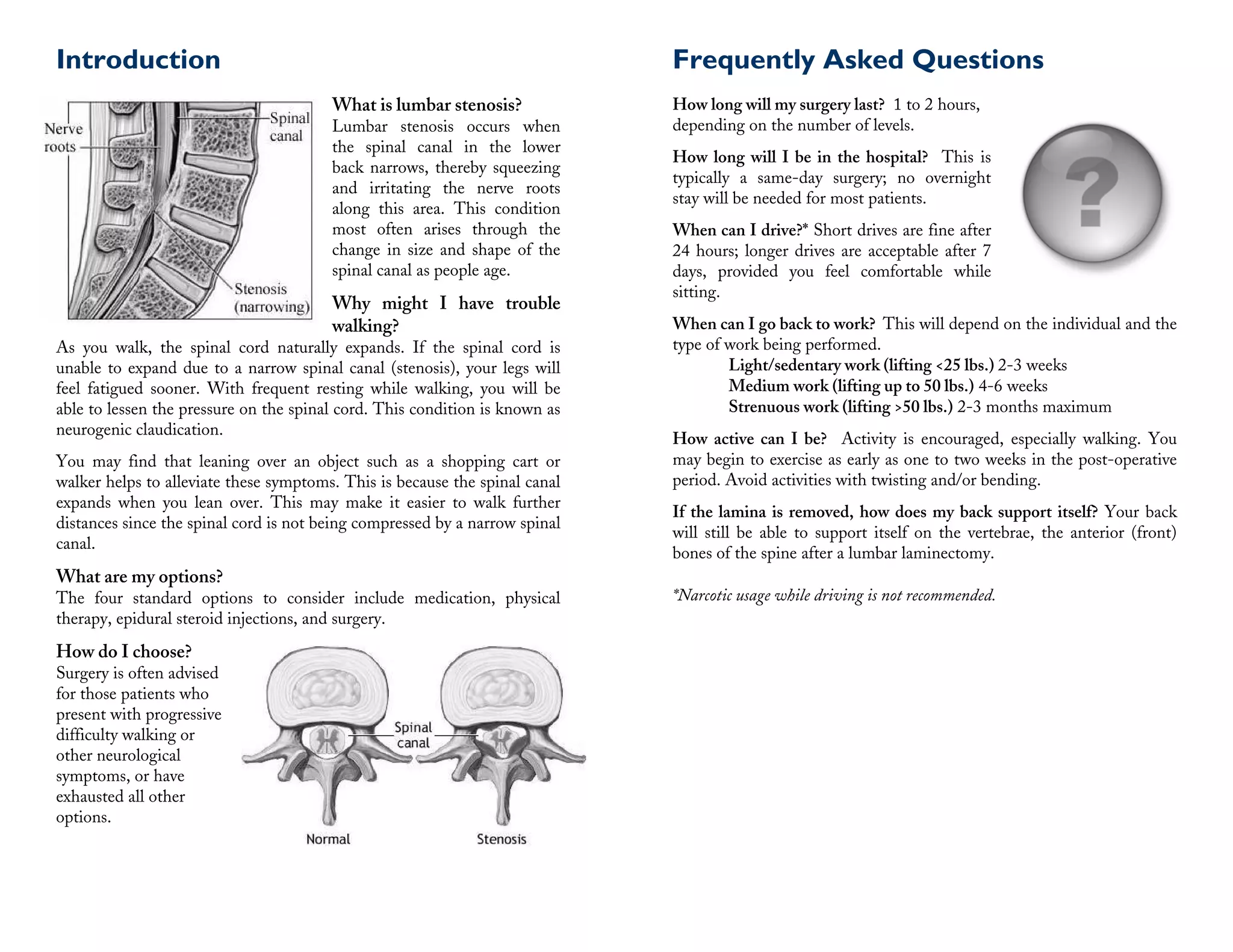 Lumbar Laminectomy | PDF