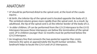 Comprehensive Guide to Lumbar Puncture Procedure and Care | PPTX