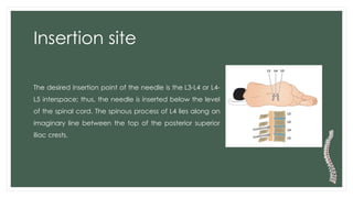 LUMBAR Puncture - Nursing Aspect ( Pre inta post ) | PPTX