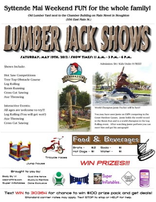 Lumberjack flyer