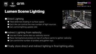 Deferred Light Probe Unreal Fest 2023 - Lumen with Immortalis | PPTX