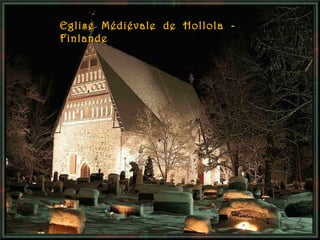 Eglise Médiévale de Hollola Finlande

 