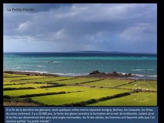 La Petite IrlandeLa Petite Irlande
À la fin de la dernière ère glaciaire, seuls quelques milles marins séparent Aurigny, B...