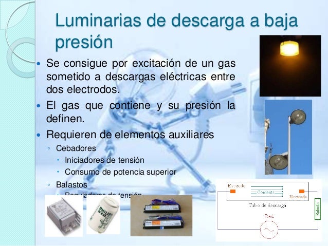Luminarias de descarga de baja presion Luminarias de descarga de baja presion