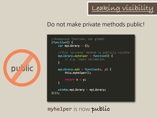 Modularity 101
Remember