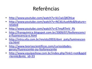 Lâmpadas incandescentes
Nesse tipo de lâmpada, a corrente
elétrica passa através do filamento
metálico e, devido ao fenômeno de
resistência elétrica – isto é, à
propriedade de um material de se opor à
passagem da corrente elétrica –, o
filamento começa a emitir luz e calor.
Para produzir uma lâmpada de boa
qualidade, a composição exata do
filamento é importante, pois o material
do qual é formado deve ser capaz de
resistir à grande quantidade de calor
gerada. Também é essencial garantir que
não haja oxigênio no interior do bulbo,
pois ele reagiria com o filamento
metálico. Em ambos os casos, a lâmpada
queimaria e teria que ser substituída
frequentemente.
 
