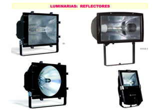 LUMINARIAS: REFLECTORES
 