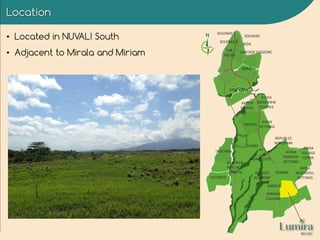 Location
• Located in NUVALI South
• Adjacent to Mirala and Miriam
SOLENAD 2
XAVIER
SCHOOL
AVIDA
RIDGEVIEW
ESTATES
TREVEIA
AVIDA
SETTINGS
REPUBL1C
WAKEPARK
AVIDA
VILLAGE
CERISE
THE
FIELDS
LAKESIDE EVOZONE
SOLENAD
SANTIERRA
ELARO
ABRIO
VENARE
MONTECITO
AVIDA
PARKWAY
SETTINGS
MIRIAM
COLLEGE
MIRALA
AVIDA
WOODHILL
SETTINGS
LUSCARA
GREENS &
PATCHES;
CAMP N
SOLIENTO
EVEREST
ACADEMY
SEDA
SOLENAD 3
 