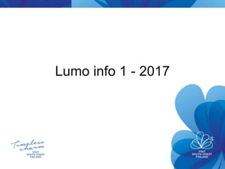 Lumo info 1 - 2017
 