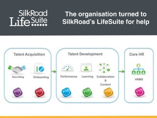 The organisation turned to
SilkRoad’s LifeSuite for help
 