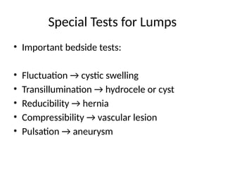 Comprehensive Surgical Examination of Lumps and Ulcers: Diagnosis and ...
