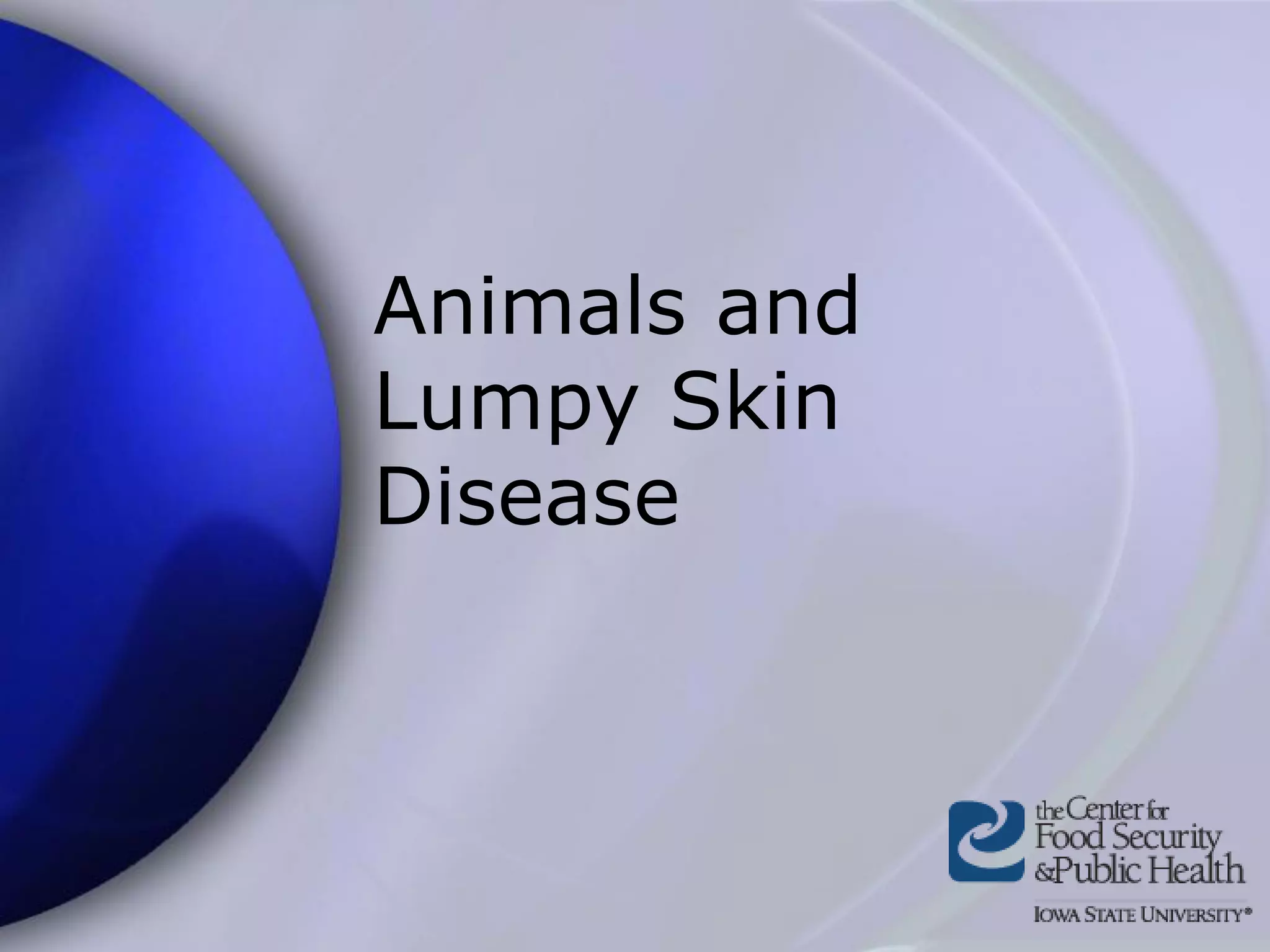 Lumpy skin disease | PDF