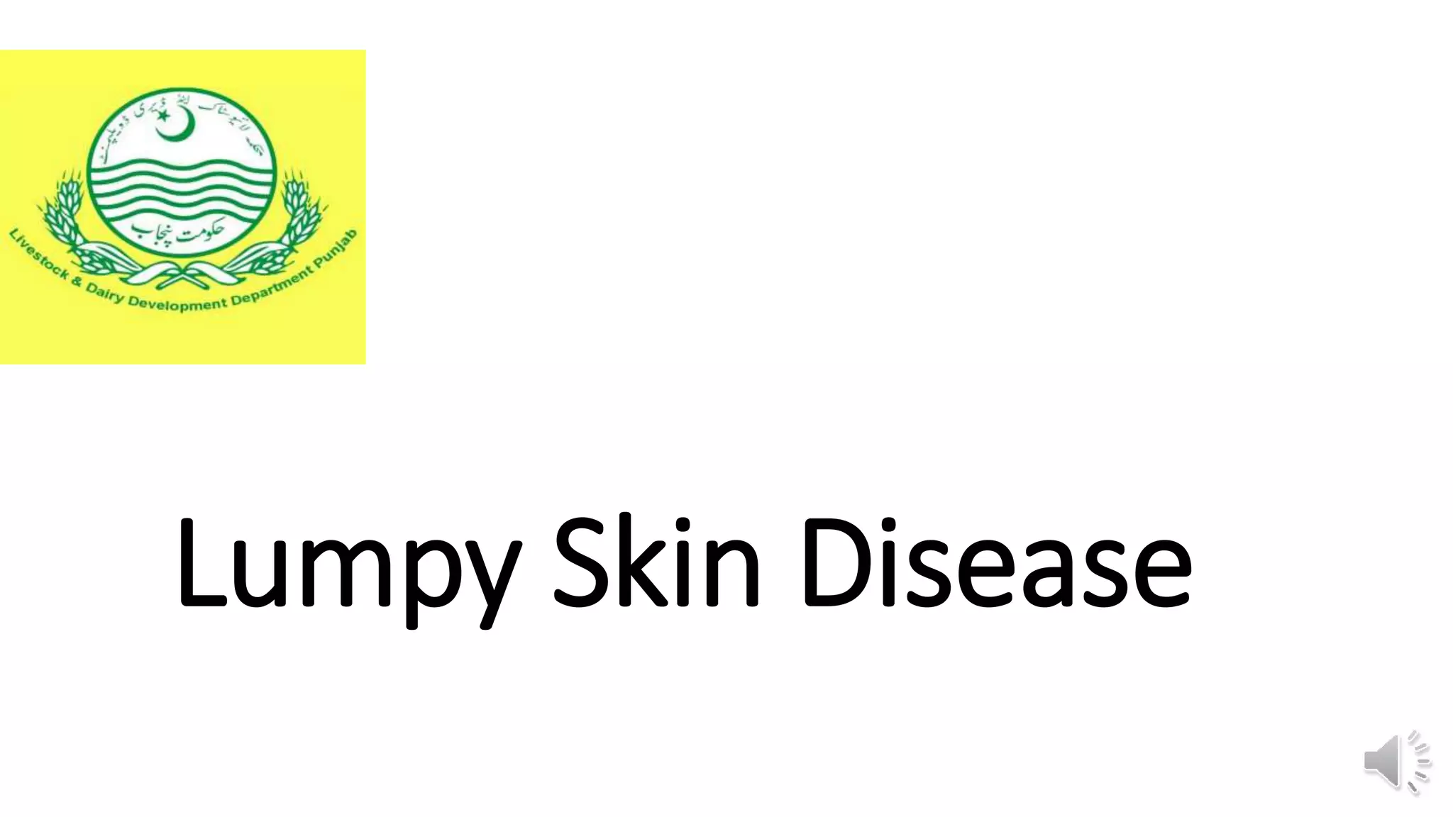 Lumpy skin disease by Dr. Mushhood Qazi | PPT