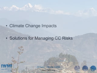 Managing water and climate risks in the Himalayan region | PDF