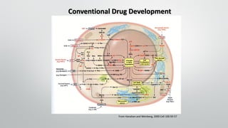 Conventional Drug Development
From Hanahan and Weinberg, 2000 Cell 100:50-57
 