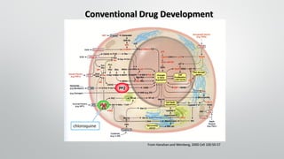 PP2
PI3K
chloroquine
Conventional Drug Development
From Hanahan and Weinberg, 2000 Cell 100:50-57
 