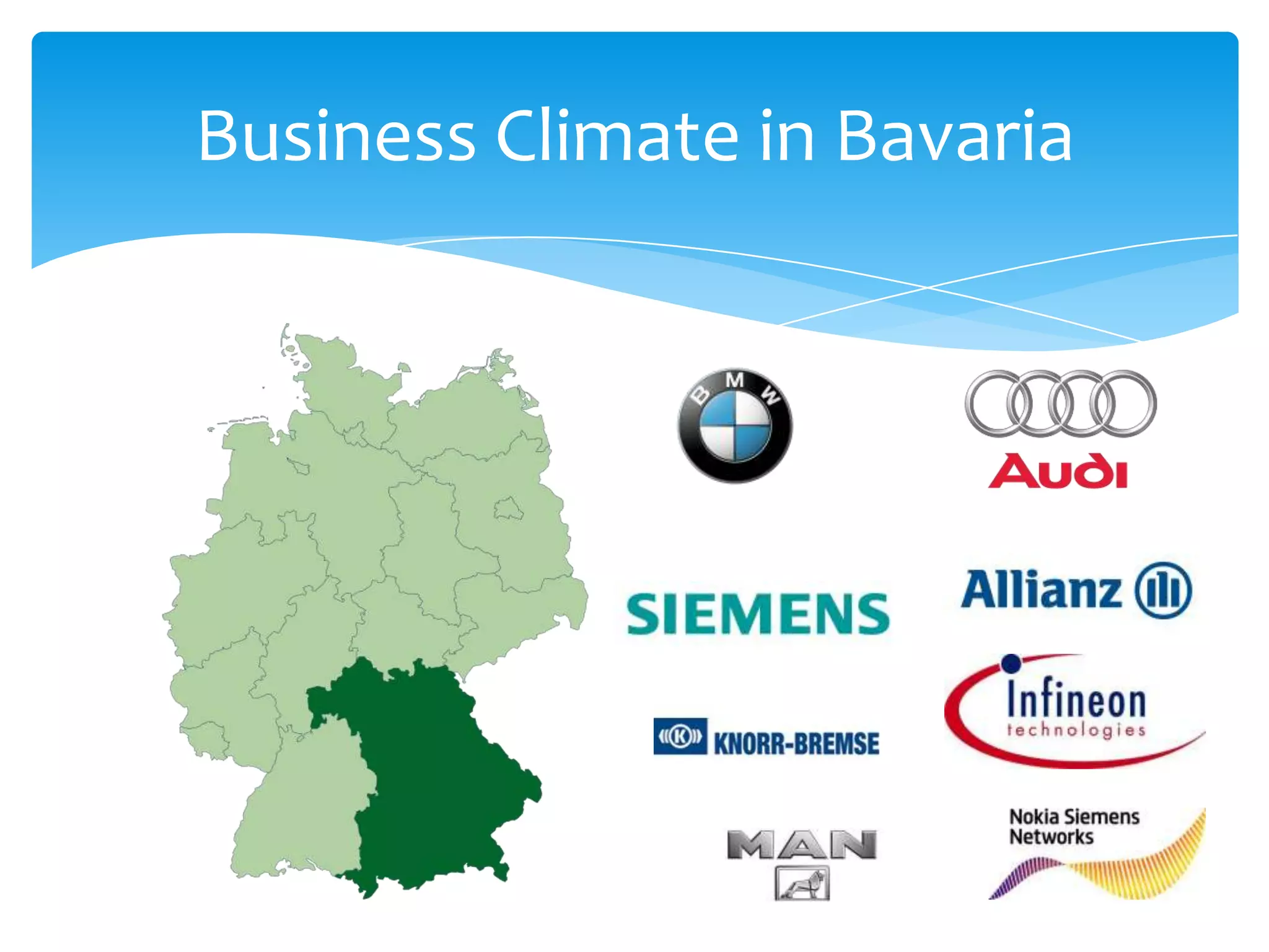 Business Climate in Bavaria
 