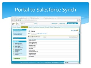 Portal to Salesforce Synch
 
