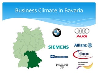 Business Climate in Bavaria
 