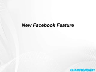 New Facebook Feature 