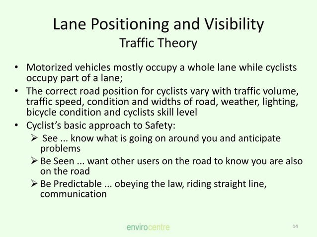 Safe Cycle Commuting Presentation | PPT
