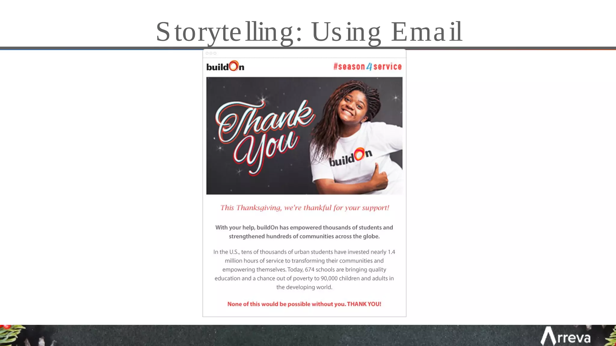 Storytelling: Using Email
 
