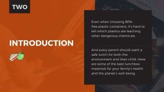 INTRODUCTION
Even when choosing BPA-free plastic containers, it’s hard to tell which plastics
are leaching other dangerous...