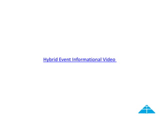 Hybrid Event Informational Video
 
