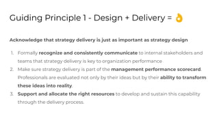 Lunch& Learn - Bridging the gap between strategy design and delivery | PDF