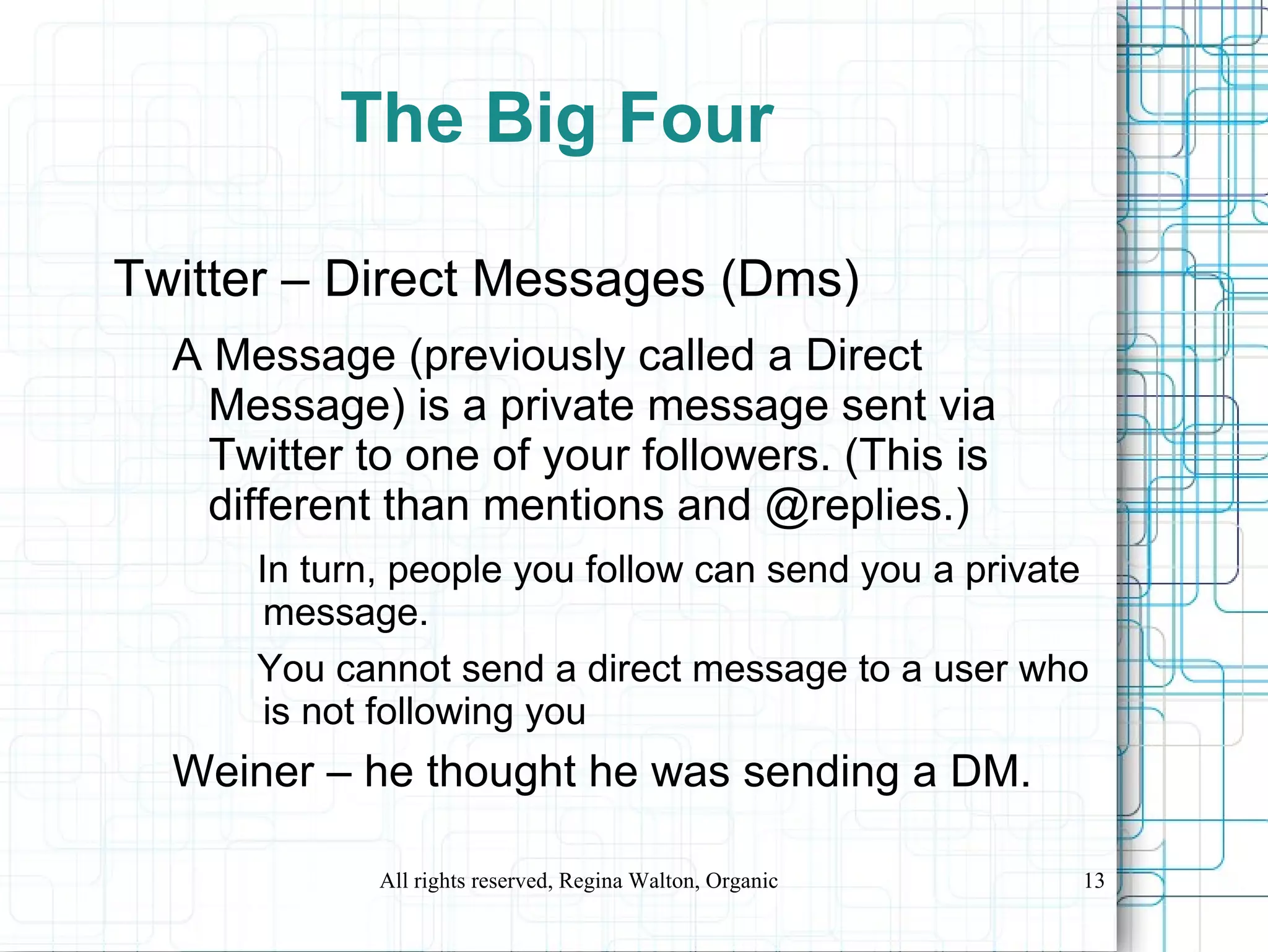 Types of Social Media Wikis -  A wiki is a collaborative website that allows users to contribute to and edit the content on the website. Wikipedia is a well-known wiki. Wikifarms host multiple wikis and provide tools for users to create their own wikis. 