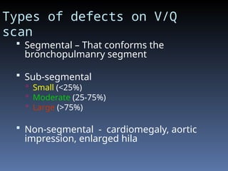 Puulmonary scan details imaging elaborted | PPT