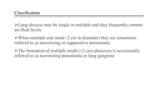 Lungabscess 171204080119 | PPT