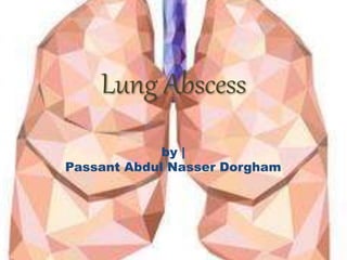 Lung Abscess
by |
Passant Abdul Nasser Dorgham
 