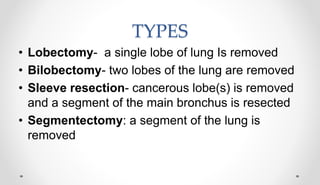 LUNG CANCER | PPTX