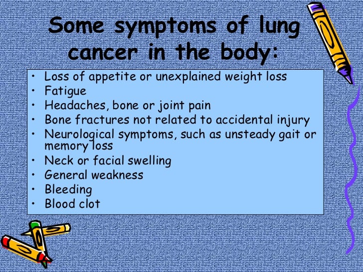 Lung Cancer And Rapid Weight Loss