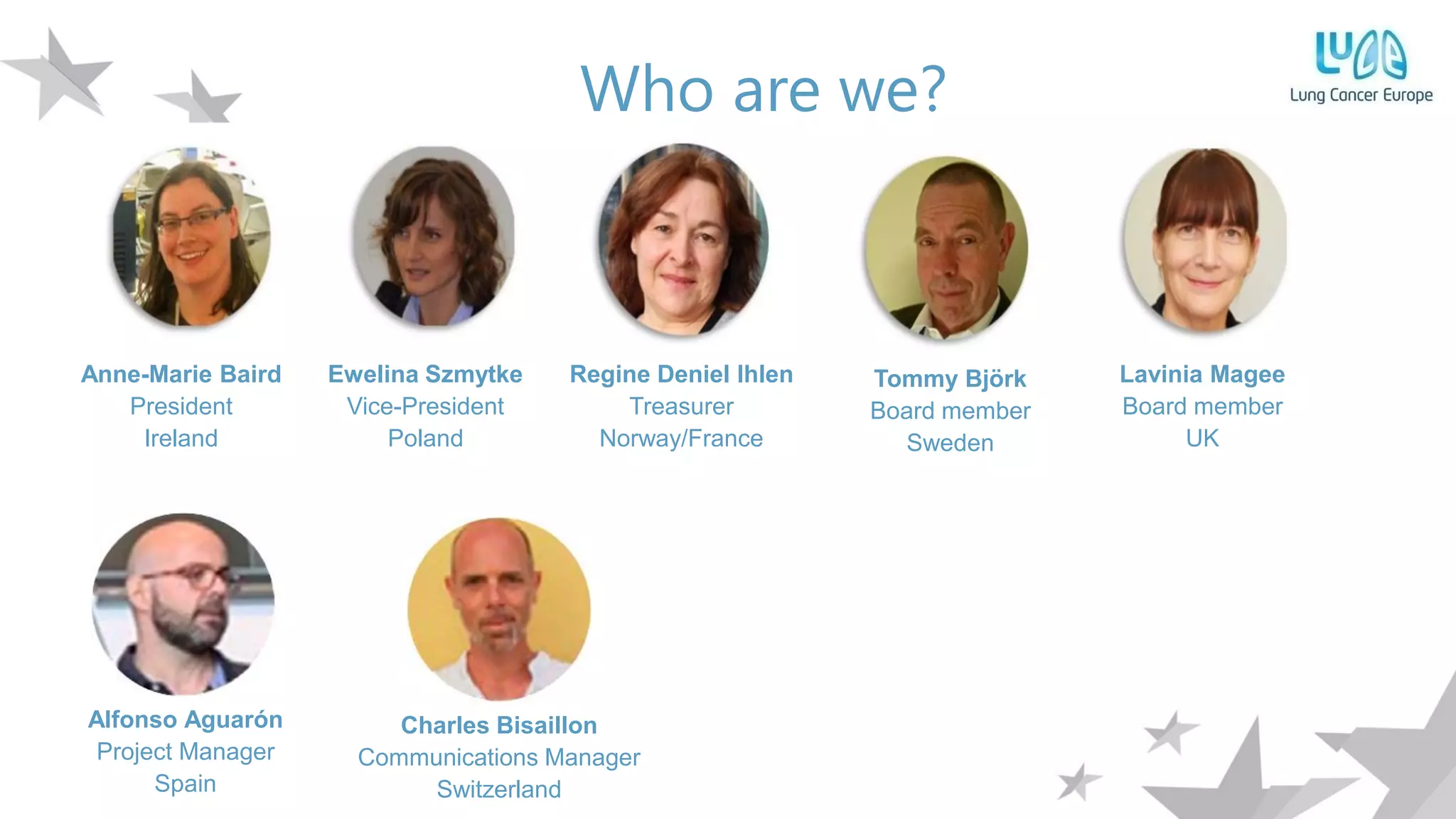 Lung Cancer Europe - Dr Anne-Marie Baird | PPT