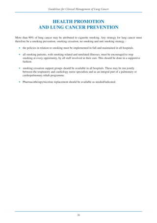 Lung cancer guidelines | PDF