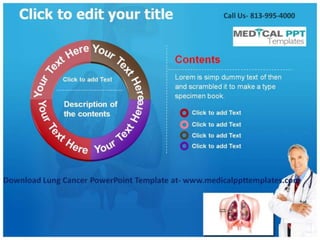 Lung Cancer PowerPoint Template