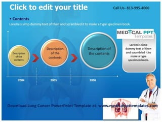 Lung Cancer PowerPoint Template