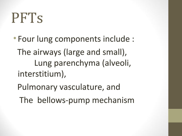 Lung function tests | PPT