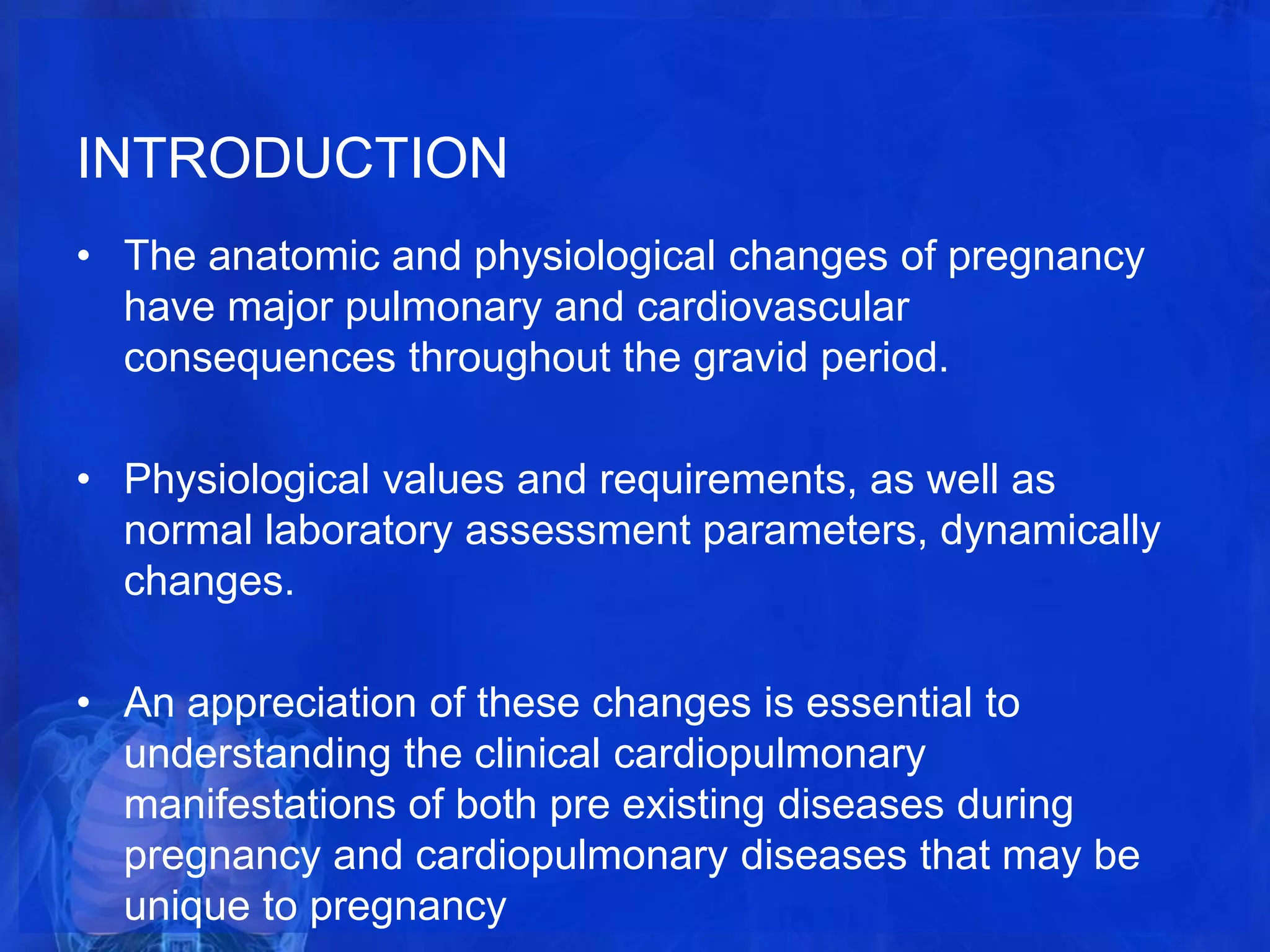 Changes in Respiratory System in Pregnancy | PPTX