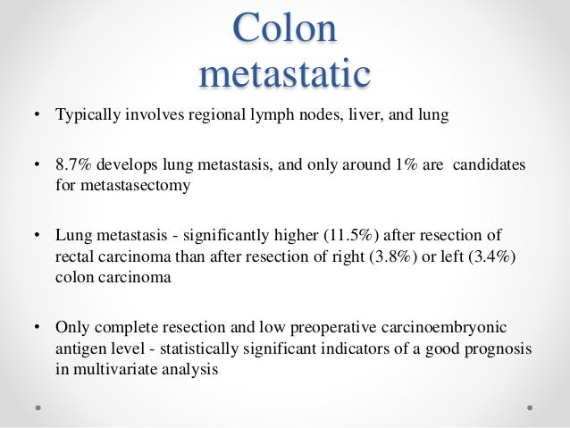 management of lung mets