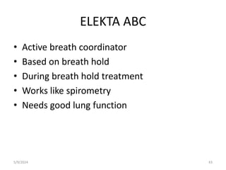MOTION MANAGEMANT IN LUNG SBRT BY DR KANHU CHARAN PATRO | PPTX